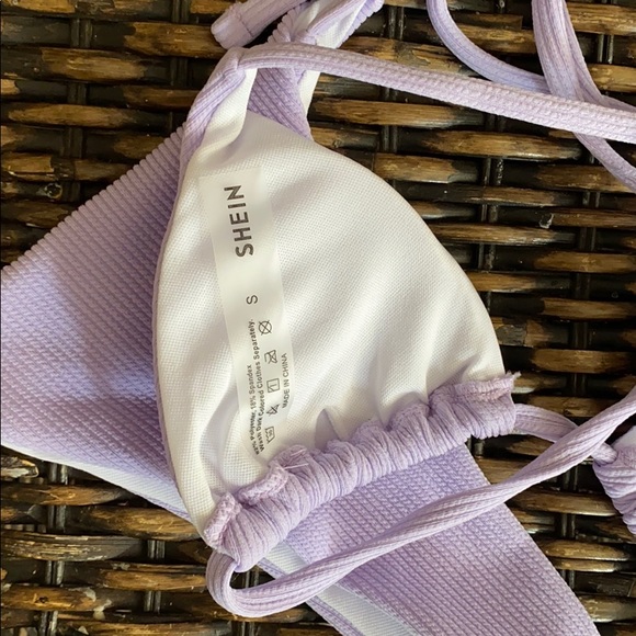 New purple string bikini - Picture 3 of 4